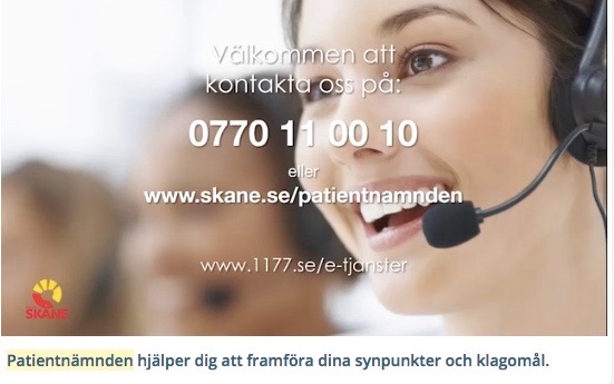 Kraftig ökning av klagomål till Patientnämnden i Skåne